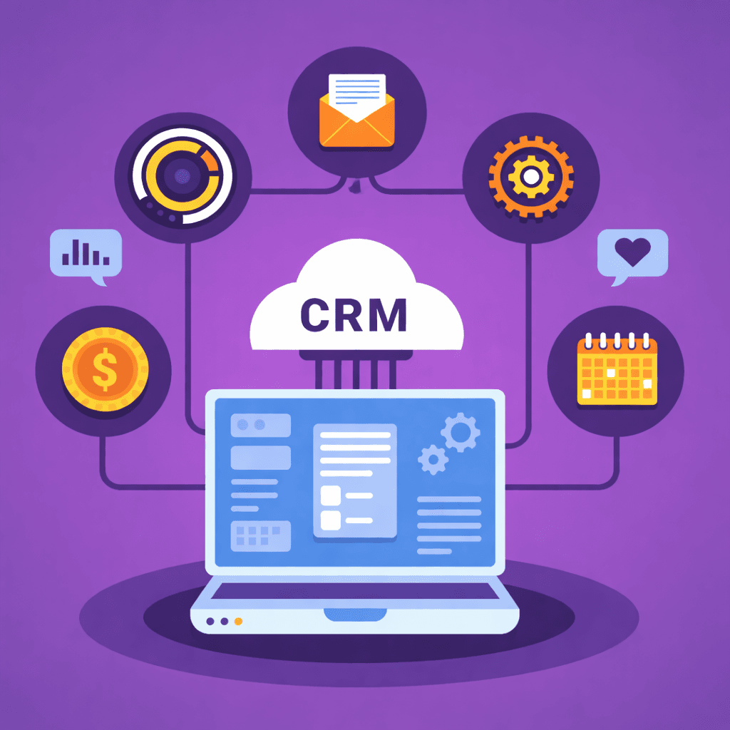 CRM based communication workflow